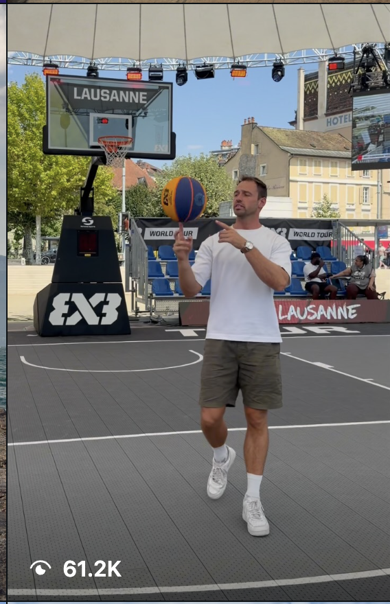Paul Hudelle — On-court content at Place de l'Europe